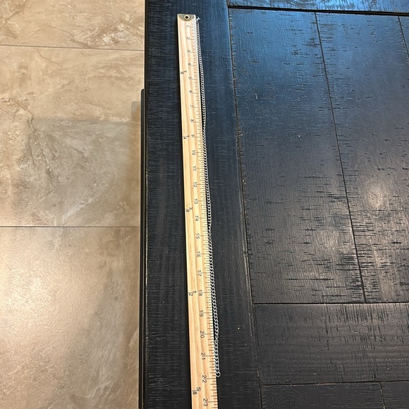 Men's Stainless Steel Silver Cuban Link Chain Necklace - Picture 6 of 7